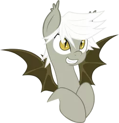 Size: 4768x4915 | Tagged: safe, artist:zee66, derpibooru import, oc, oc:gloom wing, unofficial characters only, bat pony, pony, absurd resolution, simple background, solo, transparent background, vector
