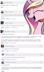 Size: 630x1038 | Tagged: alicorn drama, cadance laughs at your misery, derpibooru import, drama, equestria daily, exploitable meme, meme, princess cadance, safe, text