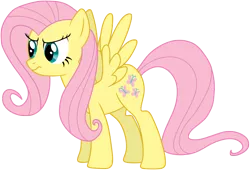 Size: 2500x1701 | Tagged: artist:axemgr, derpibooru import, fluttershy, safe, simple background, solo, transparent background, vector