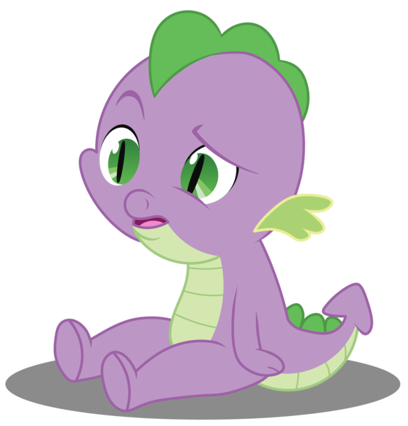 Size: 1586x1655 | Tagged: artist:axemgr, baby, baby dragon, baby spike, confused, derpibooru import, dragon, safe, simple background, sitting, solo, spike, transparent background, vector