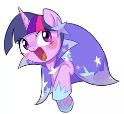 Size: 600x550 | Tagged: safe, artist:30clock, derpibooru import, twilight sparkle, pony, unicorn, the best night ever, blushing, clothes, cute, dress, female, gala dress, happy, mare, open mouth, pixiv, shoes, simple background, solo, white background