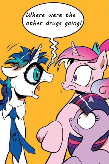 Size: 365x549 | Tagged: derpibooru import, edit, exploitable meme, idw, meme, obligatory pony, princess cadance, safe, screaming armor, shining armor, spoiler:comic, spoiler:comic11, twilight sparkle