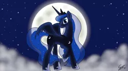 Size: 1024x568 | Tagged: artist:gimmogear, backlighting, derpibooru import, mist, moon, princess luna, safe, solo