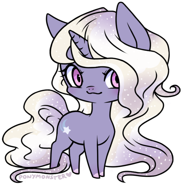 Size: 647x659 | Tagged: safe, artist:ponymonster, derpibooru import, oc, oc:wishery, unofficial characters only, pony, unicorn, simple background, solo, transparent background