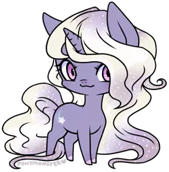 Size: 647x659 | Tagged: safe, artist:ponymonster, derpibooru import, oc, oc:wishery, unofficial characters only, pony, unicorn, simple background, solo, transparent background