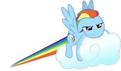 Size: 1133x671 | Tagged: safe, artist:kopachris, derpibooru import, rainbow dash, pegasus, pony, cloud, female, flying, mare, rainbow, rainbow trail, riding, simple background, solo, speed trail, svg, trail, transparent background, vector