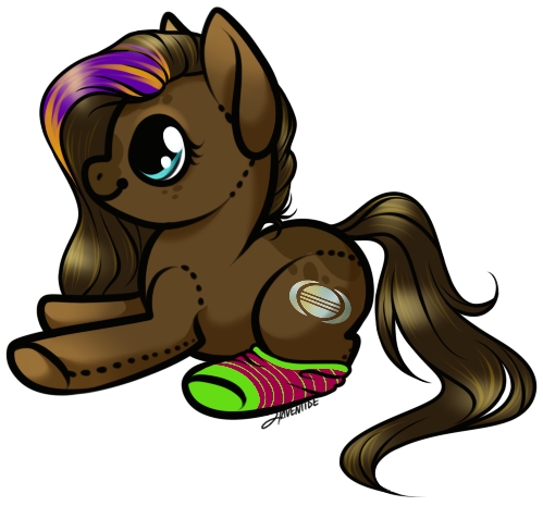 Size: 499x465 | Tagged: safe, artist:haventide, derpibooru import, oc, oc:artistyx, unofficial characters only, earth pony, pony, clothes, socks, solo