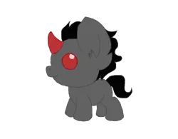 Size: 920x718 | Tagged: safe, artist:angrykarin666, derpibooru import, king sombra, pony, baby, baby pony, colt, colt sombra, cute, foal, male, reborn, solo