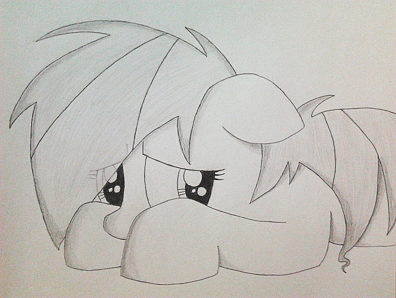 Size: 2042x1536 | Tagged: artist:rd97, derpibooru import, monochrome, rainbow dash, safe, solo