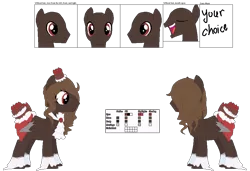 Size: 1016x693 | Tagged: safe, artist:m0nd0man, derpibooru import, oc, unofficial characters only, cake pony, original species, adoptable, adopted, augmented tail
