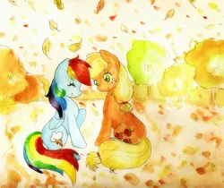 Size: 1903x1597 | Tagged: applejack, artist:chiuuchiuu, derpibooru import, rainbow dash, safe