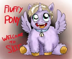 Size: 990x818 | Tagged: source needed, safe, artist:shadysmarty, derpibooru import, alicorn, fluffy pony, pony, drool, implications, solo, vulgar, welcome to die