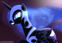 Size: 3507x2480 | Tagged: artist:boyindahaus, derpibooru import, nightmare moon, princess luna, s1 luna, safe, solo