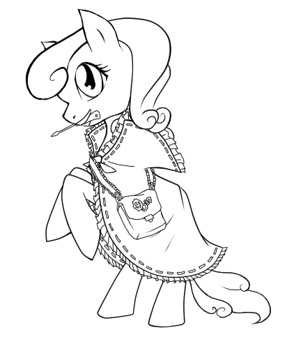 Size: 422x496 | Tagged: artist needed, safe, derpibooru import, oc, oc:sun beam, unofficial characters only, pony, fallout equestria, bipedal, monochrome, solo, tales of a junk town pony peddler