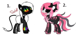 Size: 1296x617 | Tagged: safe, artist:insaneponyadopts, derpibooru import, oc, unofficial characters only, adoptable, augmented tail, bow