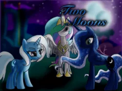 Size: 1024x768 | Tagged: artist:jabbie64, derpibooru import, princess celestia, princess luna, safe, trixie