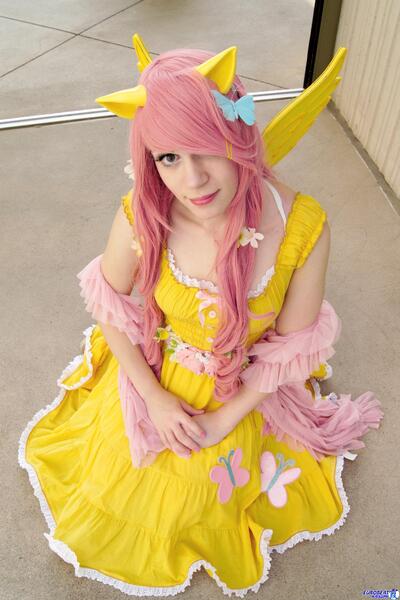 Size: 1367x2048 | Tagged: safe, artist:panda treats, artist:rose0fmay, derpibooru import, fluttershy, human, cosplay, irl, irl human, photo, solo