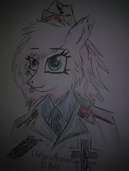 Size: 960x1280 | Tagged: anthro, artist:lawrencexviii, derpibooru import, military uniform, oc, oc:fluffle puff, safe, unofficial characters only
