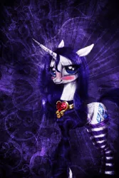 Size: 320x480 | Tagged: artist:nochixtlan, artist:volcanico, clothes, derpibooru import, fire ruby, gothic, iphone wallpaper, rarity, safe, socks, solo, striped socks