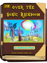 Size: 600x800 | Tagged: safe, derpibooru import, rainbow dash, book, book cover, book cover meme, exploitable meme, meme, sonic rainboom, the wizard of oz