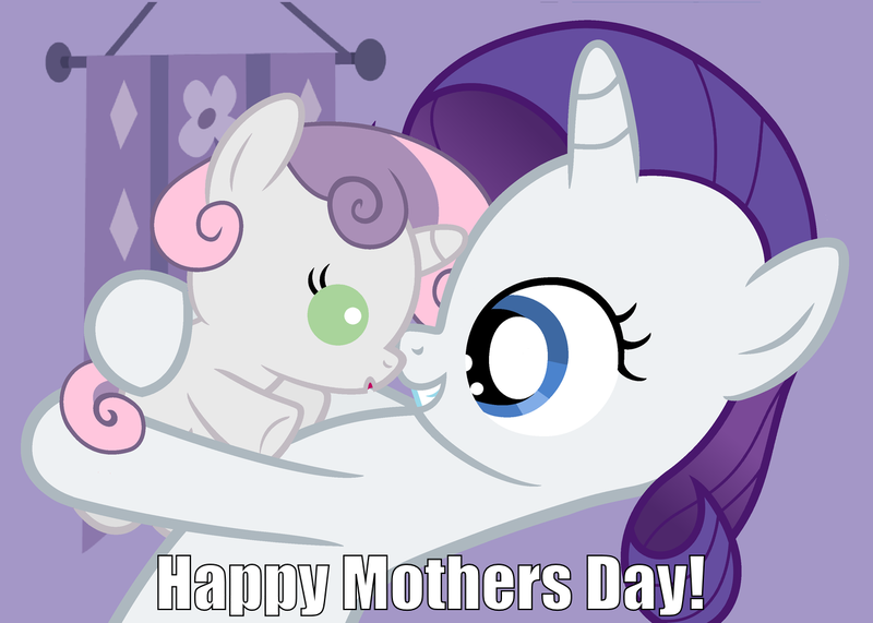 Size: 1280x914 | Tagged: safe, artist:beavernator, derpibooru import, rarity, sweetie belle, pony, baby, baby belle, baby pony, bronybait, caption, filly, foal, fridge horror, holding, image macro, implications, implied incest, implied mother and daughter, mother, mother's day, the implications are horrible, we are going to hell, younger