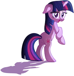 Size: 4221x4345 | Tagged: safe, artist:discorded, derpibooru import, twilight sparkle, pony, unicorn, absurd resolution, bedroom eyes, bipedal, cute, female, floppy ears, mare, plot, show accurate, simple background, solo, transparent background, vector