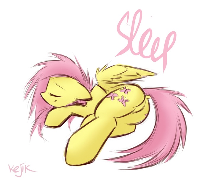 Size: 1280x1098 | Tagged: artist:kejifox, derpibooru import, dock, featureless crotch, female, fluttershy, plot, sleeping, solo, solo female, suggestive