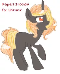 Size: 313x381 | Tagged: safe, artist:queen luna/luna the great, derpibooru import, oc, oc:incendia, unofficial characters only, pony, fanfic:antipodes, solo