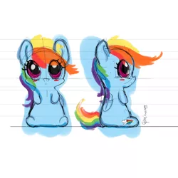 Size: 3000x3000 | Tagged: artist:tkc, chibi, cute, dead source, derpibooru import, pattern, plushie, rainbow dash, safe, sketch, solo