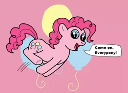 Size: 750x550 | Tagged: artist:ced75, derpibooru import, pinkie pie, safe, solo, speech bubble