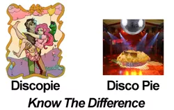 Size: 1000x632 | Tagged: safe, derpibooru import, discord, pinkie pie, human, bridal carry, carrying, disco, discopie, female, humanized, know the difference, male, pie, pun, shipping, straight