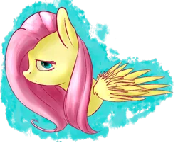 Size: 714x577 | Tagged: artist:moonsharddragon, derpibooru import, fluttershy, portrait, safe, solo