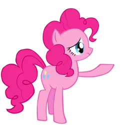 Size: 894x894 | Tagged: artist:steampoweredstallion, derpibooru import, pinkie pie, sad, safe, simple background, solo, transparent background, vector