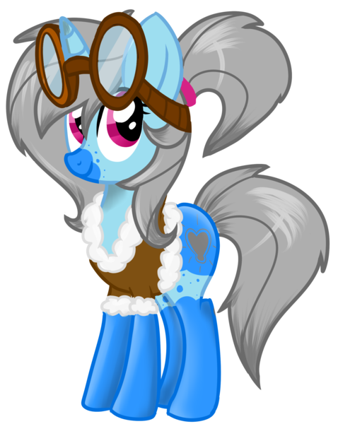 Size: 2150x2700 | Tagged: safe, artist:shyshyoctavia, derpibooru import, oc, oc:roiling steam, unofficial characters only, pony, unicorn, clothes, goggles, jacket, solo