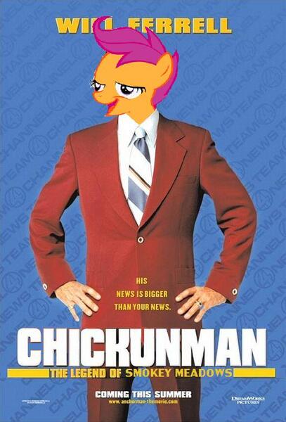 Size: 512x755 | Tagged: anchorman, chickun, derpibooru import, exploitable meme, meme, safe, scootaloo