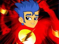 Size: 960x720 | Tagged: derpibooru import, exploitable meme, flash sentry, flash sentry savior of the universe, forced meme, meme, safe, solo, the flash