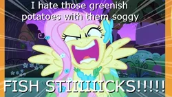 Size: 480x270 | Tagged: bad lip reading, black eyed peas, flutterrage, fluttershy, meme, safe, solo