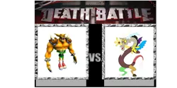 Size: 1240x618 | Tagged: crash bandicoot, crash twinsanity, death battle, derpibooru import, discord, draconequus, safe, thylacine, tiny tiger