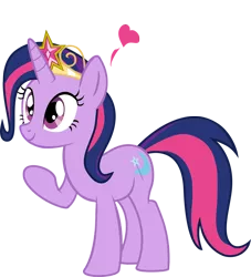 Size: 1088x1200 | Tagged: safe, artist:pixelkitties, derpibooru import, trixie, twilight sparkle, twilight sparkle (alicorn), alicorn, pony, cosplay, element of magic, female, heart, implied shipping, lesbian, mare, shipping, simple background, solo, transparent background, twixie