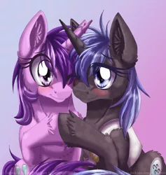 Size: 900x949 | Tagged: safe, artist:inuhoshi-to-darkpen, derpibooru import, amethyst star, oc, oc:star kicker, fanfic:the life and times of a winning pony, winningverse, canon x oc, female, lesbian, shipping, unshorn fetlocks