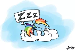 Size: 1601x1069 | Tagged: artist:thewormouroboros, derpibooru import, rainbow dash, safe, sleeping, solo