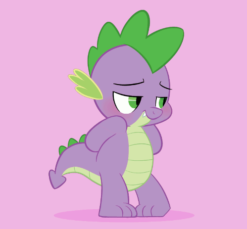Size: 499x463 | Tagged: safe, artist:acstlu, derpibooru import, spike, dragon, animated, baby, baby dragon, blinking, blushing, cute, embarrassed, fangs, green eyes, male, pink background, scales, shy, simple background, smiling, solo, spikabetes