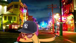Size: 2560x1440 | Tagged: alcohol, cap, derpibooru import, drugs, edit, golden chain, hat, irl, joint, new york yankees, photo, ponies in real life, safe, scootaloo, shutter shades, swag