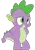 Size: 853x1207 | Tagged: safe, artist:acstlu, derpibooru import, spike, dragon, blushing, cute, embarrassed, fangs, green eyes, male, scales, simple background, solo, spikabetes, transparent background, vector