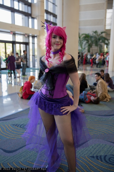 Size: 1365x2048 | Tagged: safe, artist:kitsune-keitaro, derpibooru import, pinkie pie, human, 2013, convention, cosplay, irl, irl human, megacon, photo, saloon dress, saloon pinkie