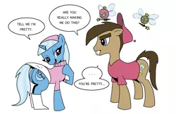 Size: 1024x663 | Tagged: artist:bico-kun, clothes, cosmo, costume, crossover, derpibooru import, doctor whooves, female, male, mare, namesake, parasprite, plot, pun, safe, stallion, the fairly oddparents, time turner, timmy turner, trixie, trixie tang, wanda