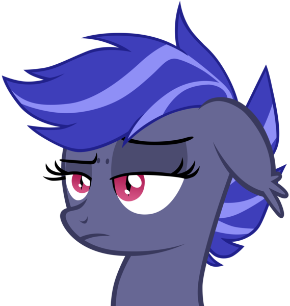 Size: 4745x5000 | Tagged: safe, artist:zee66, derpibooru import, oc, oc:night watch, unofficial characters only, bat pony, pony, absurd resolution, floppy ears, frown, raised eyebrow, simple background, solo, transparent background, unamused, vector