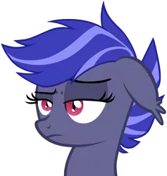 Size: 4745x5000 | Tagged: safe, artist:zee66, derpibooru import, oc, oc:night watch, unofficial characters only, bat pony, pony, absurd resolution, floppy ears, frown, raised eyebrow, simple background, solo, transparent background, unamused, vector