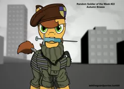 Size: 2450x1750 | Tagged: artist:asktheguardponies, asktheguardponies, derpibooru import, military, mouth hold, oc, safe, solo, unofficial characters only