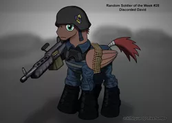 Size: 2450x1750 | Tagged: artist:asktheguardponies, asktheguardponies, derpibooru import, gun, m240, machine gun, military, oc, safe, solo, unofficial characters only